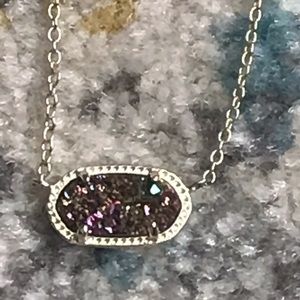 Kendra Scott Elisa Pendant Necklace in Multi Drusy